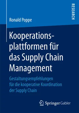 Poppe |  Kooperationsplattformen für das Supply Chain Management | eBook | Sack Fachmedien