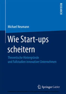 Neumann |  Wie Start-ups scheitern | eBook | Sack Fachmedien
