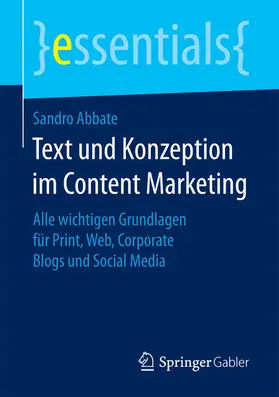 Abbate | Text und Konzeption im Content Marketing | E-Book | sack.de