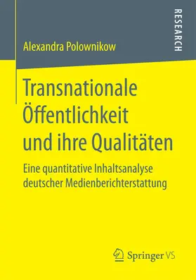 Polownikow | Transnationale Öffentlichkeit und ihre Qualitäten | E-Book | sack.de