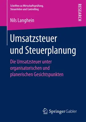 Langhein |  Umsatzsteuer und Steuerplanung | Buch |  Sack Fachmedien