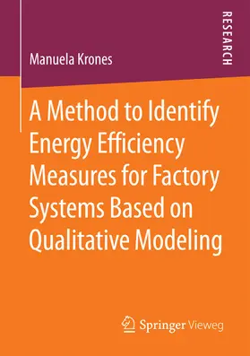 Krones | A Method to Identify Energy Efficiency Measures for Factory Systems Based on Qualitative Modeling | E-Book | sack.de