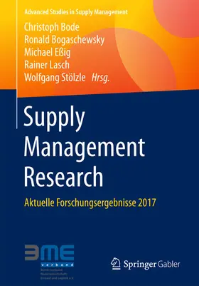 Bode / Bogaschewsky / Eßig |  Supply Management Research | eBook | Sack Fachmedien