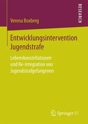 Boxberg |  Entwicklungsintervention Jugendstrafe | Buch |  Sack Fachmedien