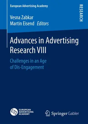 Eisend / Zabkar |  Advances in Advertising Research VIII | Buch |  Sack Fachmedien