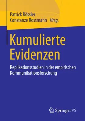 Rössler / Rossmann | Kumulierte Evidenzen | E-Book | www2.sack.de