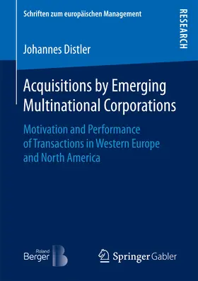 Distler | Acquisitions by Emerging Multinational Corporations | E-Book | www2.sack.de