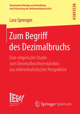 Sprenger |  Zum Begriff des Dezimalbruchs | eBook | Sack Fachmedien