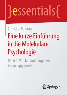 Montag |  Eine kurze Einführung in die Molekulare Psychologie | Buch |  Sack Fachmedien