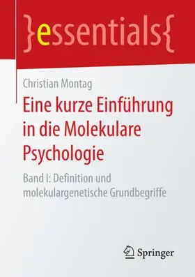 Montag |  Eine kurze Einführung in die Molekulare Psychologie | Buch |  Sack Fachmedien