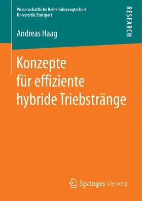 Haag |  Konzepte für effiziente hybride Triebstränge | eBook | Sack Fachmedien