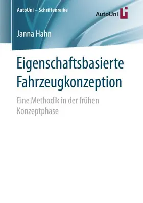 Hahn |  Eigenschaftsbasierte Fahrzeugkonzeption | Buch |  Sack Fachmedien