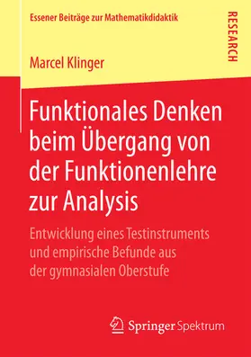 Klinger | Funktionales Denken beim Übergang von der Funktionenlehre zur Analysis | E-Book | sack.de