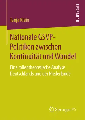 Klein |  Nationale GSVP-Politiken zwischen Kontinuität und Wandel | eBook | Sack Fachmedien