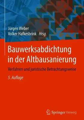 Weber / Hafkesbrink | Bauwerksabdichtung in der Altbausanierung | Buch | 978-3-658-20511-9 | sack.de