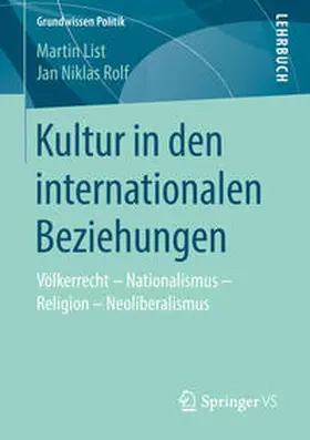 List / Rolf | Kultur in den internationalen Beziehungen | E-Book | sack.de