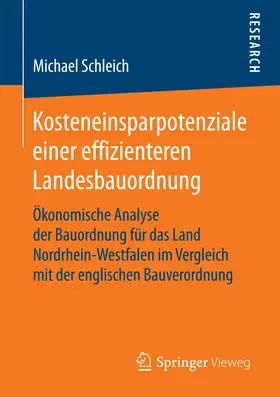 Schleich |  Kosteneinsparpotenziale einer effizienteren Landesbauordnung | eBook | Sack Fachmedien