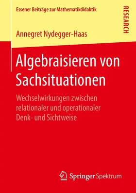 Nydegger-Haas | Algebraisieren von Sachsituationen | E-Book | sack.de