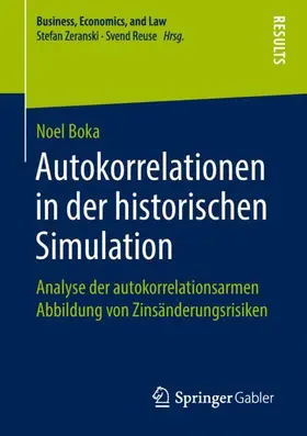 Boka |  Autokorrelationen in der historischen Simulation | Buch |  Sack Fachmedien