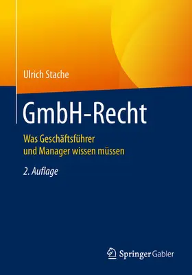 Stache |  GmbH-Recht | eBook | Sack Fachmedien