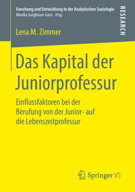 Zimmer |  Das Kapital der Juniorprofessur | eBook | Sack Fachmedien