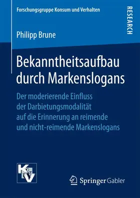 Brune |  Bekanntheitsaufbau durch Markenslogans | Buch |  Sack Fachmedien