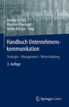 Zerfaß / Piwinger / Röttger | Handbuch Unternehmenskommunikation | E-Book | sack.de