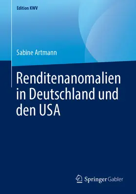Artmann |  Renditenanomalien in Deutschland und den USA | eBook | Sack Fachmedien