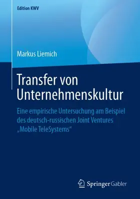 Liemich |  Transfer von Unternehmenskultur | Buch |  Sack Fachmedien