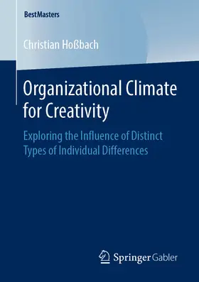 Hoßbach |  Organizational Climate for Creativity | eBook | Sack Fachmedien
