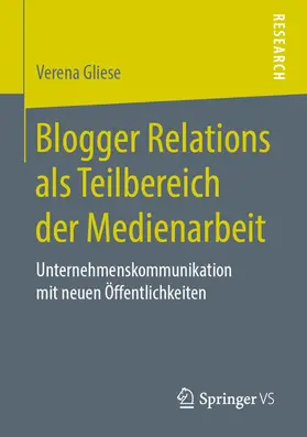 Gliese | Blogger Relations als Teilbereich der Medienarbeit | E-Book | sack.de