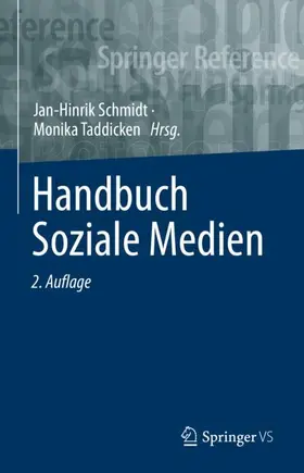 Taddicken / Schmidt |  Handbuch Soziale Medien | Buch |  Sack Fachmedien