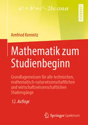 Kemnitz |  Mathematik zum Studienbeginn | eBook | Sack Fachmedien