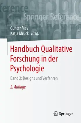 Mruck / Mey |  Handbuch Qualitative Forschung in der Psychologie | Buch |  Sack Fachmedien