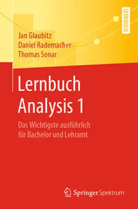 Glaubitz / Rademacher / Sonar |  Lernbuch Analysis 1 | eBook | Sack Fachmedien