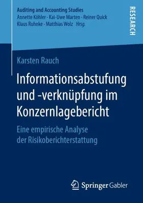 Rauch | Informationsabstufung und -verknüpfung im Konzernlagebericht | Buch | 978-3-658-27070-4 | sack.de