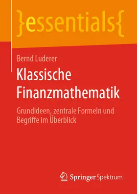 Luderer | Klassische Finanzmathematik | E-Book | sack.de