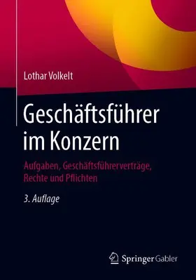 Volkelt | Geschäftsführer im Konzern | Buch | 978-3-658-29054-2 | www2.sack.de