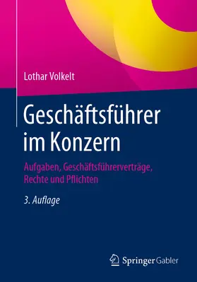 Volkelt |  Geschäftsführer im Konzern | eBook | Sack Fachmedien