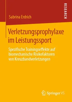 Erdrich |  Verletzungsprophylaxe im Leistungssport | Buch |  Sack Fachmedien