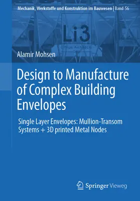 Mohsen | Design to Manufacture of Complex Building Envelopes | E-Book | www2.sack.de