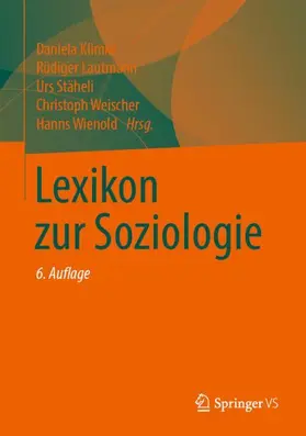 Klimke / Lautmann / Stäheli | Lexikon zur Soziologie | Buch | 978-3-658-30833-9 | sack.de