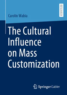 Wabia | The Cultural Influence on Mass Customization | E-Book | sack.de