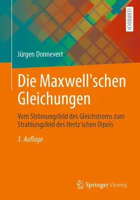 Donnevert |  Die Maxwell'schen Gleichungen | Buch |  Sack Fachmedien