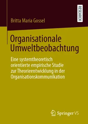 Gossel | Organisationale Umweltbeobachtung | E-Book | sack.de