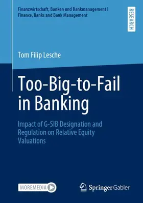 Lesche |  Too-Big-to-Fail in Banking | Buch |  Sack Fachmedien