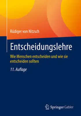 von Nitzsch |  Entscheidungslehre | eBook | Sack Fachmedien
