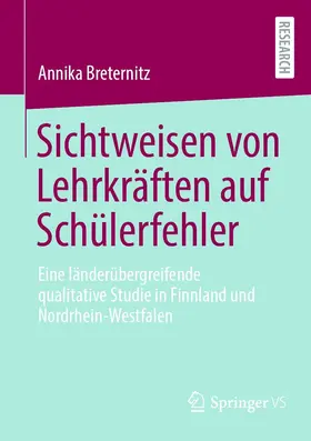 Breternitz |  Sichtweisen von Lehrkräften auf Schülerfehler | eBook | Sack Fachmedien