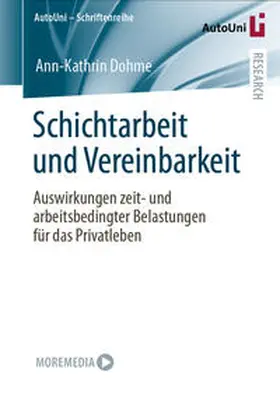 Dohme |  Schichtarbeit und Vereinbarkeit | eBook | Sack Fachmedien
