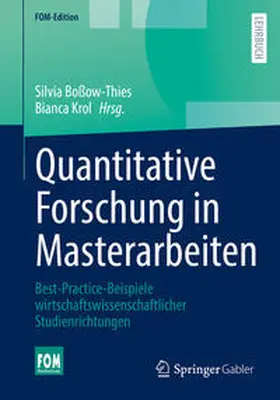 Boßow-Thies / Krol |  Quantitative Forschung in Masterarbeiten | eBook | Sack Fachmedien